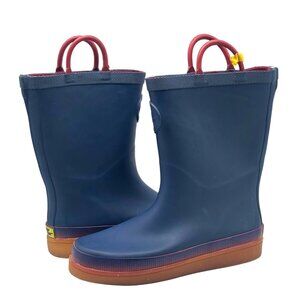 Western Chief Kids’ Blue Rubber Boots (DO NOT LIGTH UP) , Size 2 (little kid),